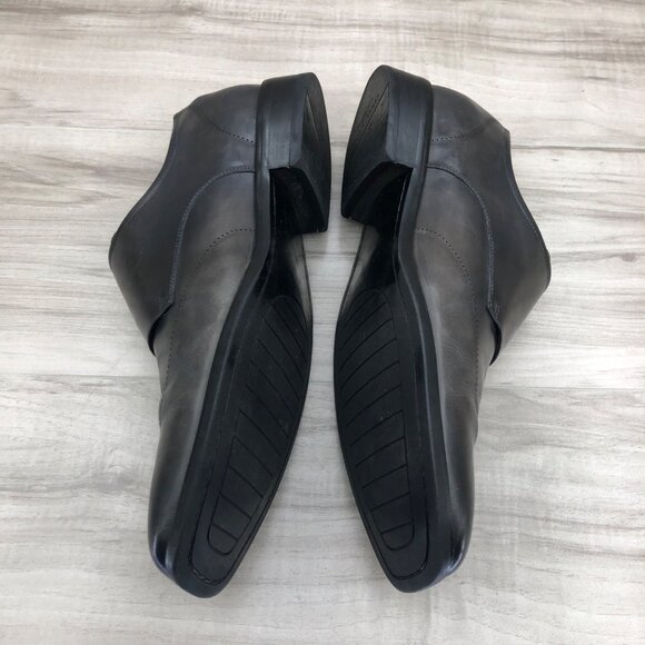 Kenneth Cole Monk Strap Shoes Mens 11M Gray Lether Buckle Dress Shoes main image 6